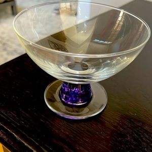 Denby glass dessert bowl